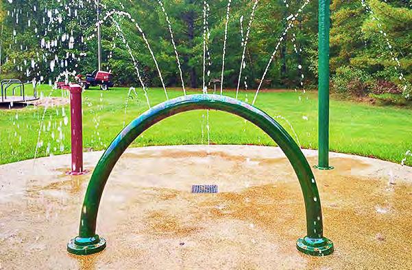 arches & hoops What do you get when you mix rain and sunshine? A rainbow. That s the inspiration behind the design of the My Splash Pad Small Arch water play feature.