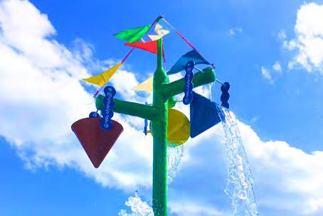 bucket MY SPLASH PAD THREE BUCKET My Splash Pad Three Bucket Dump 1 ½ supply line My Splash Pad Water Play Feature Base Gasket to go between the feature and the