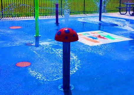 Create your own spray park garden scene with the My Splash Pad Mini Mushroom water play feature. This delightful element is the perfect size for toddlers and preschoolers to maneuver around and under.