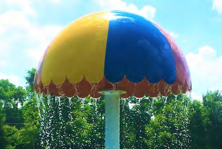 It may be an umbrella, but you re guaranteed to get wet! Bring the beach to your aquatic park with My Splash Pad Beach Umbrella water play features.
