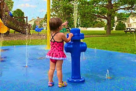 of the nozzle housings, My Splash Pad includes three nozzles (fan spray, triple spray, adjustable arch) giving you a total of 6 or 12 interchangeable inserts to keep your fire hydrant truly unique