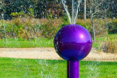 lollipop The My Splash Pad Lollipop is one of our many fun and unique Splash Pad water play features. Standing at 3 feet tall it is a delightful addition to any splash pad.