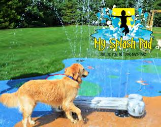 DOG BONE My Splash Pad Dog Bone, 1 ½ supply line Two My Splash Pad Water Play Feature