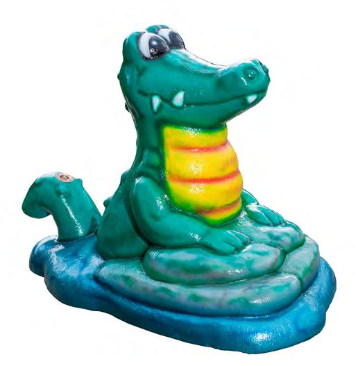 Your little mates won t be afraid to meet the adorable My Splash Pad Gator water play features.