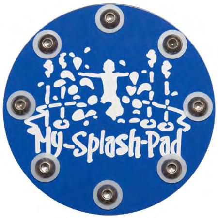 cover plates Add versatility to your spray park with My Splash Pad Foot Plate water play features.