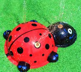 Ladybug truly unique and ever-changing! A nozzle tool is provided so you can change out the nozzles with ease.