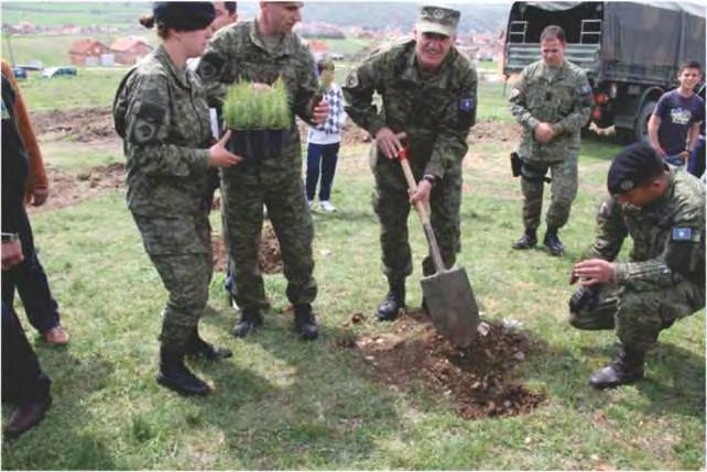 The participation of the KSF in these activities, projects, participation was not symbolic, but with commitment of our