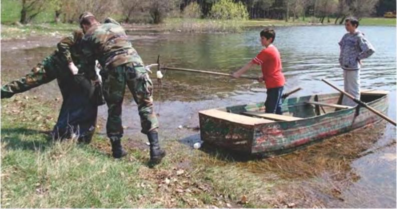 The cleaning of the rivers, lakes and other ditches The degradation of the rivers and filling with garbage of the lakes and other places attractive for the citizens has been the cause that KSF has