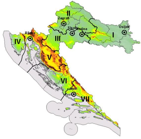 Stalna mjerenja NO2 trebaju se obavljati u Zagrebu i Splitu, dok se u naseljenim područjima Osijeku (HR-OS) i Rijeci (HR-RI) mjerenja mogu dopuniti modeliranim podacima.