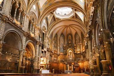Montserrat Mountain Tour Montserrat Monastery Basilica Cable Car Your private motorcoach takes you to the 4,000 ft.