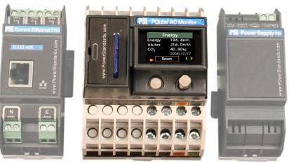 Uređaj za trajno mjerenje kvalitete električne energije ugrađen uz OMM. Sl. 3.5. Uređaj za trajno mjerenje električne energije P Qube [11].