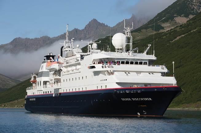Silver Discoverer The 120-guest Silver Discoverer cruise ship is