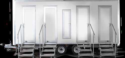 4 BAY LUXURY GAS SHOWER TRAILERS Expertly designed with a stylish yet robust finish, our 4 bay gas showers are fitted with: SHOWER TRAILERS Please be aware that the following are required on site: A