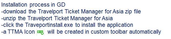Travelport Ticket Manager for Asia (TTMA)