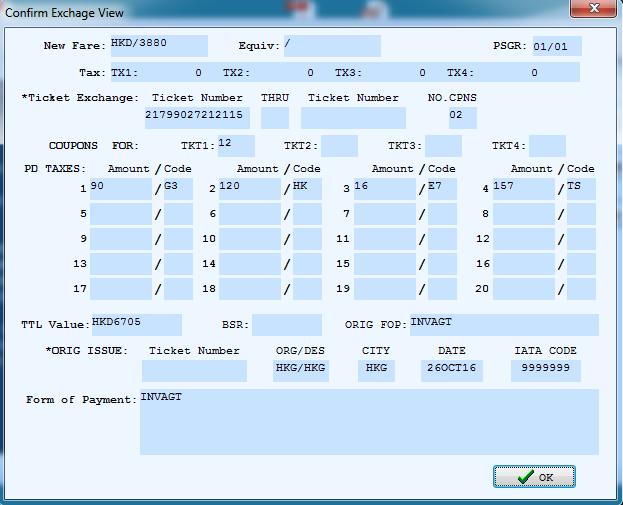 Travelport Ticket Manager for Asia (TTMA) - enhancement v2.2.4.
