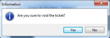 -void ticket without PNR