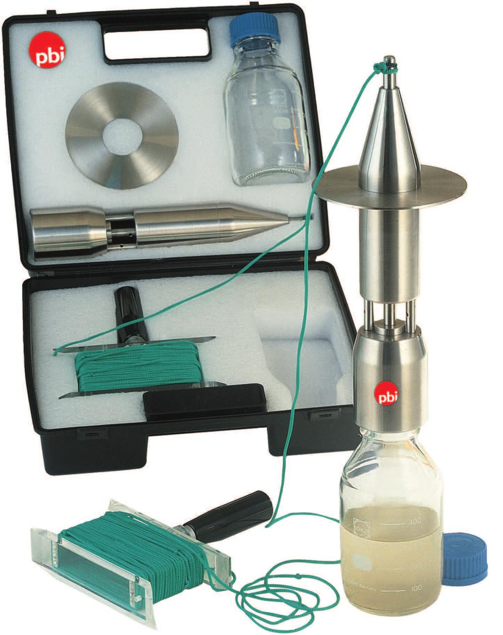 MARE-LACUS DEEP WATER SAMPLING KIT It gives the possibility to collect water samples at a predetermined depth in sterile or non-sterile conditions (maximum depth 15 meters) The case is stuffed with