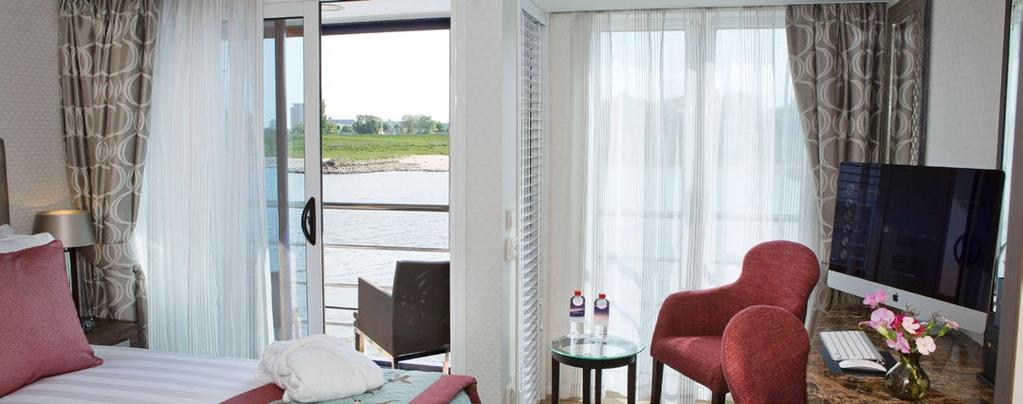 Stateroom: Category AA Occupancy: Sleep up to 3 Size: 235 sq. ft. with French Balcony and Outside Balcony Relax in our AA room and leave your cares behind.