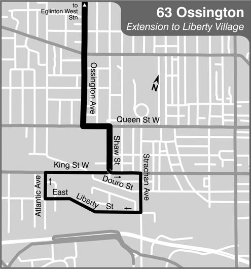 bus stop, or at least one fewer transfer, because of the new east-west service that would be provided by the 39 FINCH EAST route.