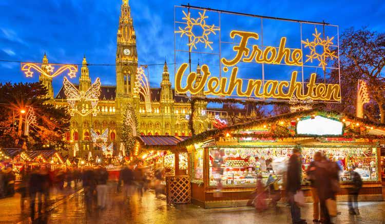 Globetrotters GASTON A Publication of Gaston College Study Tours Fall 2018 Ever wondered what celebrating the December Holidays would be like in Vienna, Salzburg, or Innsbruck, Austria?