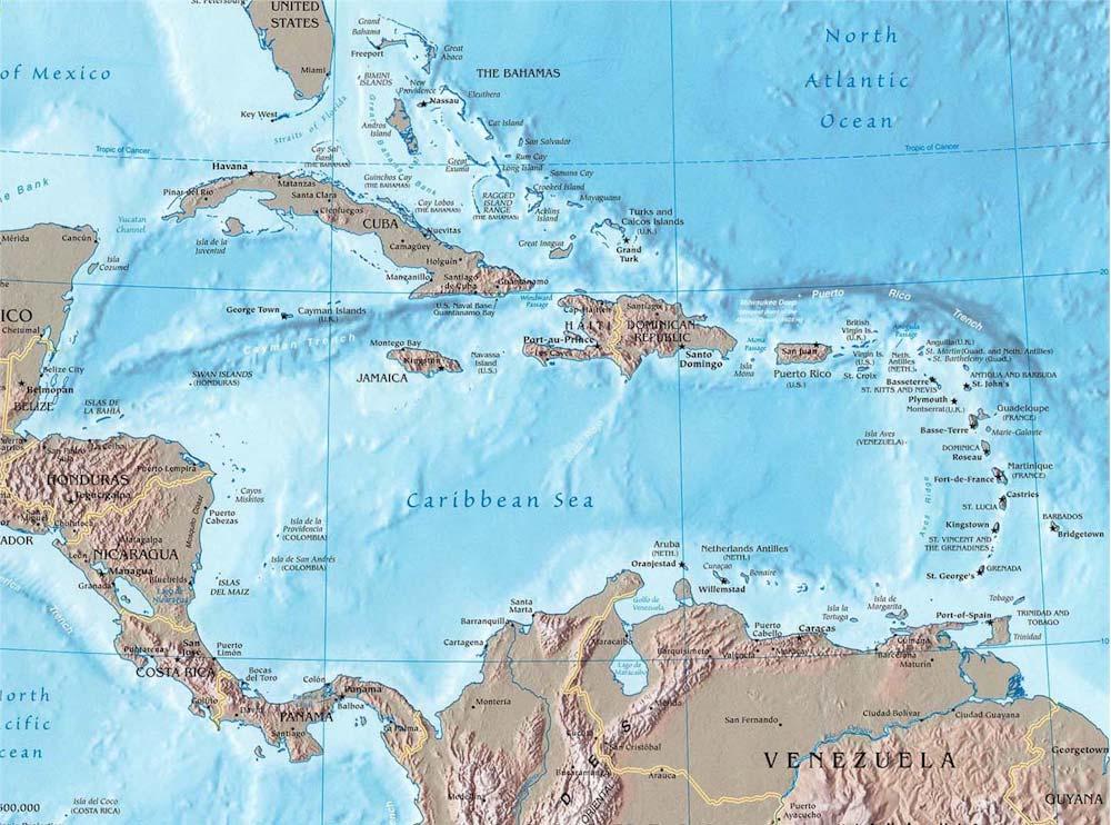 Bermuda Turks & Caicos Is. British Virgin Islands Cayman Is. Jamaica Belize Antigua & Barbuda Montserrat St.