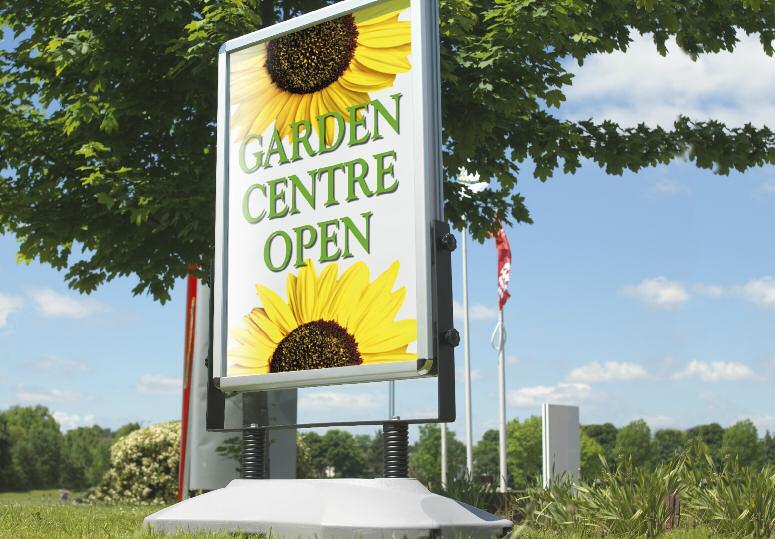signage A comprehensive point of sale collection, offering pavement, informational and directional signage for