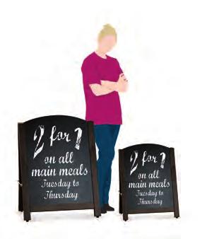 ROUNDED chalk board Ornate locking arm Removable