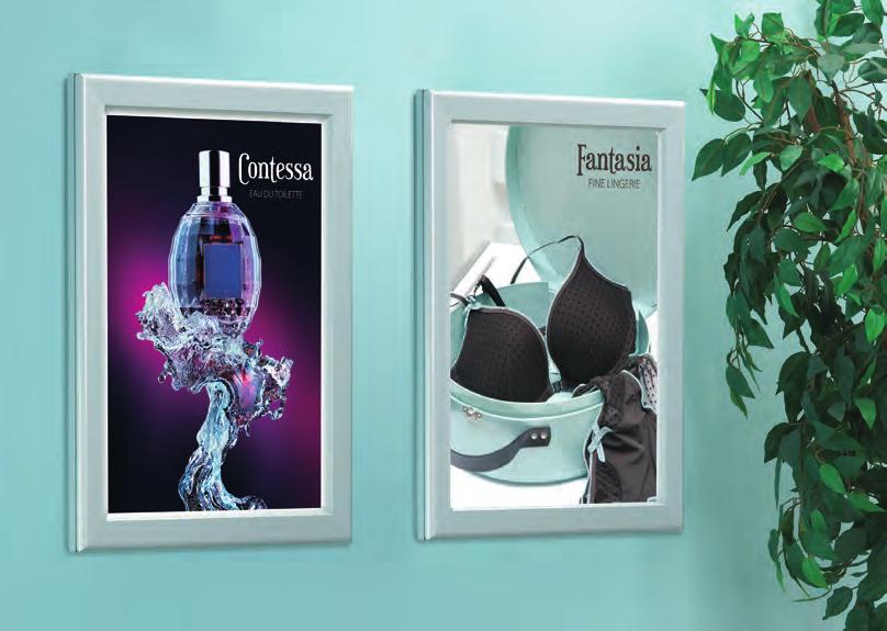EOS LIGHTBOXES 91271 Wall mounted/a1 594 x 841mm poster size 91272 Wall mounted/a2 420 x 594mm poster size