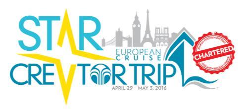 2016 European Cruise Star Creator Trip Registration FAQs 1. When can I start to register?