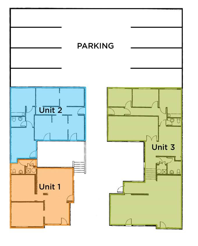 Site Plan and Suite Breakdown FOR SALE Tenants Unit 1 (Gallery Apodaca) Unit 2
