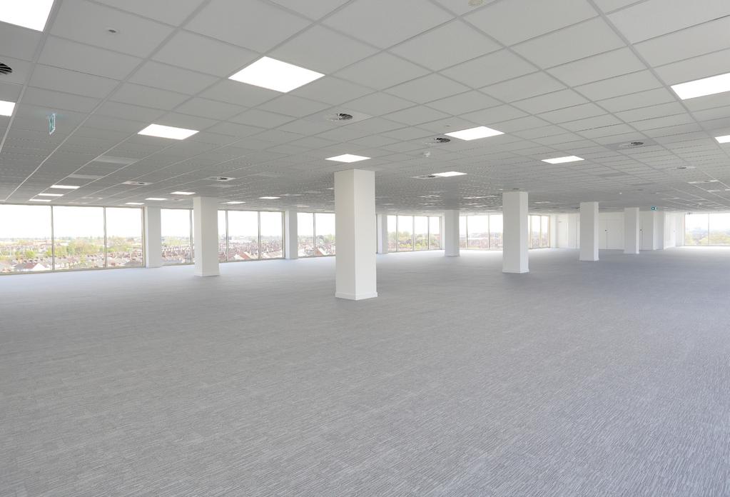 HIGH SPECIFICATION WITH A STUNNING VIEW VIEW FLOOR PLANS VIEW SPACE PLANS 3 Newbridge Square offers the following high specification office accommodation.