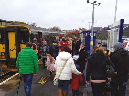 40 TransWilts Community Rail Partnership The TransWilts service from Swindon to Westbury had a strong year in 2017/18, with passenger numbers continuing to rise at Melksham station, which is served