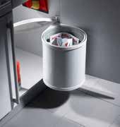 Hailo inner bins are made of easy-to-clean plastic and are both elegant and extremely robust.