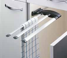 TOWEL RAILS STORAGE CONTAINER SECCO TOWEL RAILS KITTY STORAGE CONTAINER 455 34 A > > Area of application: A practical and conveniently sized storage container for use with all drawer systems.