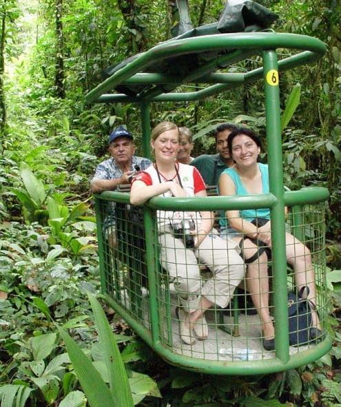 Rain Forest Adventure (Tram, Hike & Jungle boat Safari) Drive to Sarapiquí area, through the extraordinary rain forest of Braulio Carrillo National Park, one of the most important rainforest reserves