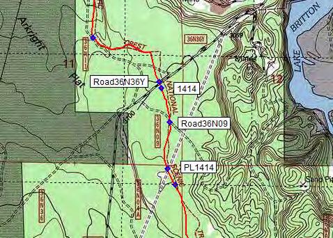 [Camping in the $5/night hiker/ biker campsites in the main campground 7/10 mile N is a better hiker option]. - mi 1418.