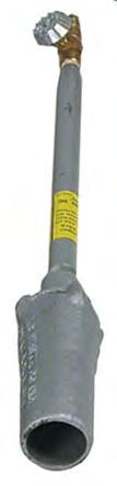 x 1/4" M. NPT L.B. White Utility Torches Big Bertha Torches 500,000 Cast iron construction. 11 handle. Consists of torch, torch handle, and 1/4 coupling.