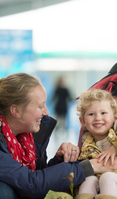 Travelling with Children We aim to make our airport easy, fast and friendly and this makes it suited to families and children.