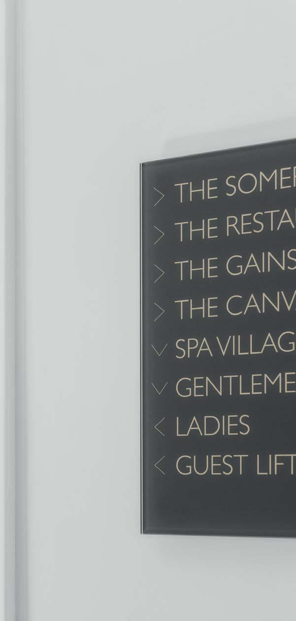 Did you know? Signs are typically one of the last elements to be considered in a hotel deisgn scheme, but can have a significant impact on the hotel brand.