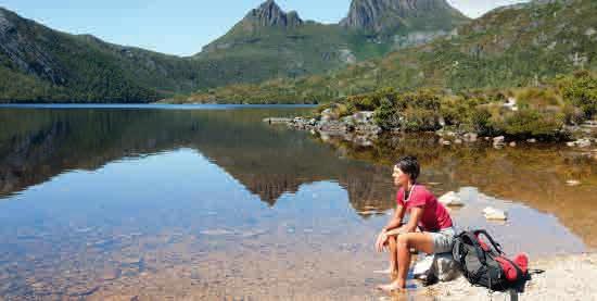 peaceful and exquisite terrain of Cradle Mountain Lake St Clair National Park.