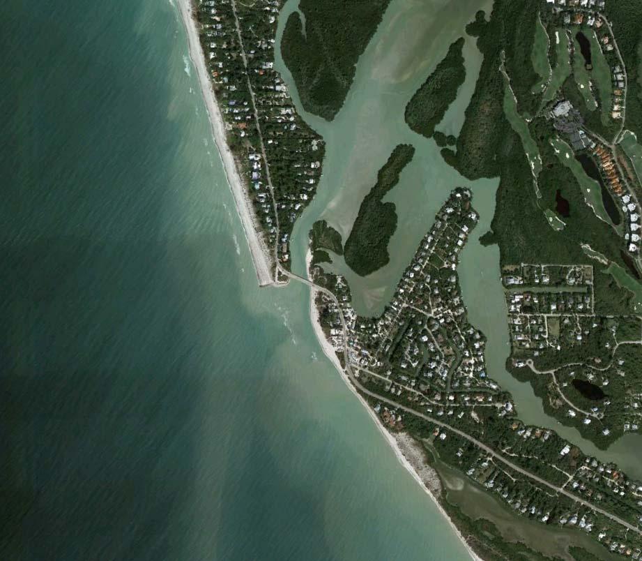 Sediment Transport General Findings Adjacent beaches are erosional Southerly flow along Captiva