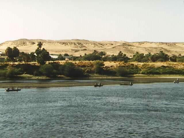 The Nile River Flooded every year Provided fertile soil for crops when the
