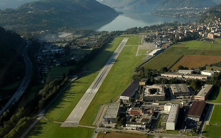 Lugano Airport Category 4 5 firefighters Category 6 for scheduled traffic 7 firefighters Main