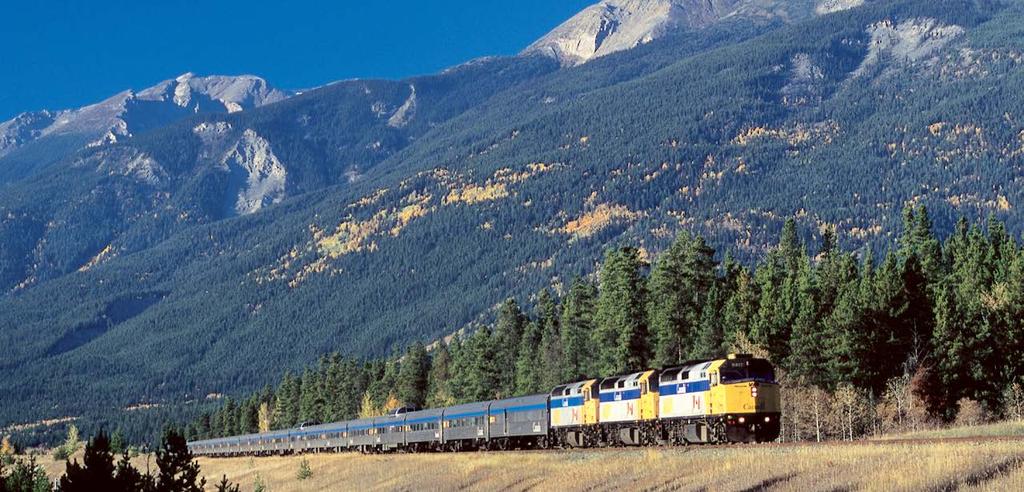 THE CANADIAN The Empire Builder Vancouver Jasper Icefields Parkway Banff Toronto Montréal The Canadian The Lake Shore Limited Travel 2,200 miles across seven northern U.S. states on Amtrak s Empire Builder.
