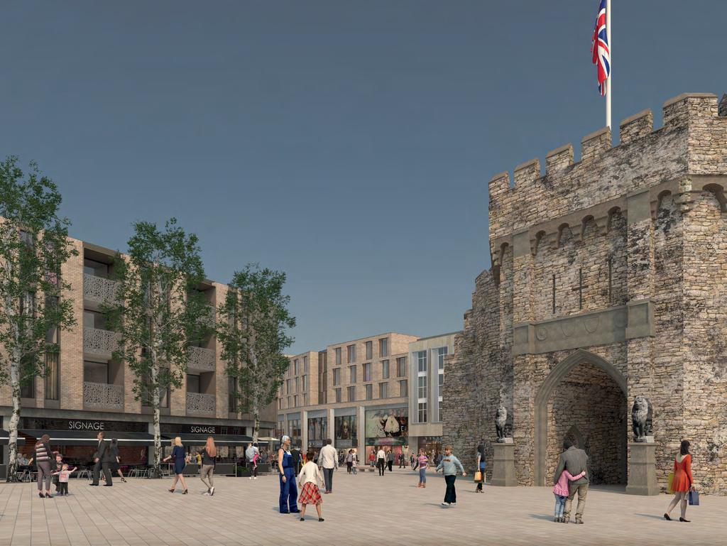 A NEW CHAPTER restored, rediscovered, reborn The iconic Bargate and historic city walls are now being restored to become part of the exclusive retail and residential development the city of