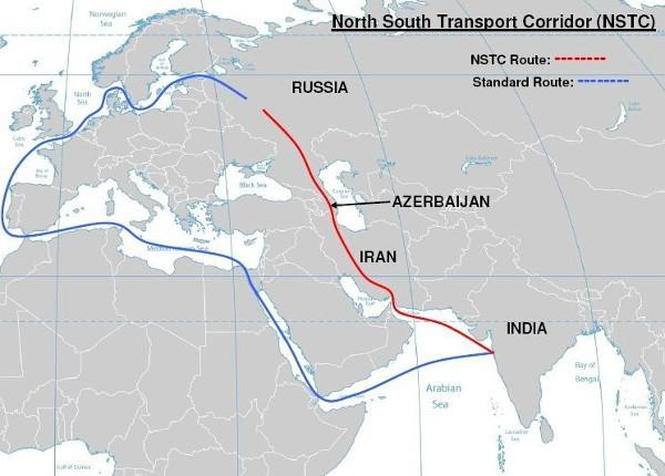 New Silk Road to Scandinavia and the East Coast and Great Lakes Area of North America.