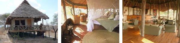The luxury camp features 20 en suite tents with flush toilets and hot/cold water showers and a spacious private verandah.