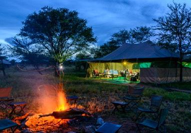 Tanzania - The Great Migration LIFE IN TENTED CAMPS Tented Camps that we offer are seasonal camps located in various locations of Serengeti National Park.