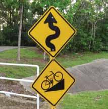 Realign and Regrade Trail to Slow Cyclists Down Around Switchback See drawings 4 and 6