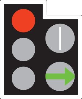 Before we get going we need to make sure that you know the standard traffic light sequence: RED means Stop.